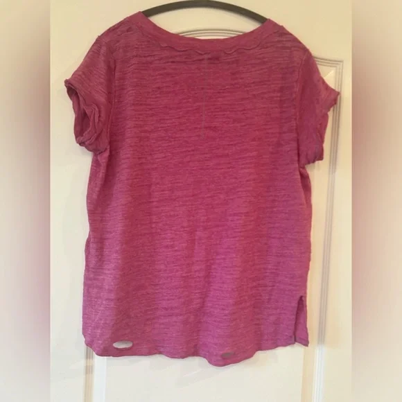 NWOT Free People We The Free Sundance Tee - Azalea Pink - Picture 4 of 7
